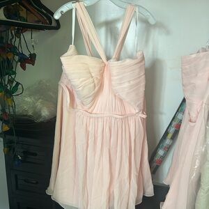 Davids Bridal Pink Dress